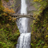USA North West - Columbia River Gorge -Multnomah Falls