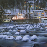 Marburg - Winterliches Lahnwehr